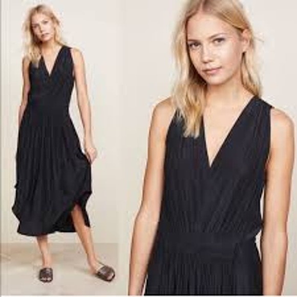 Ramy Brook Dresses & Skirts - RAMY BROOK Hayley Drawstring Dress  Small S Black